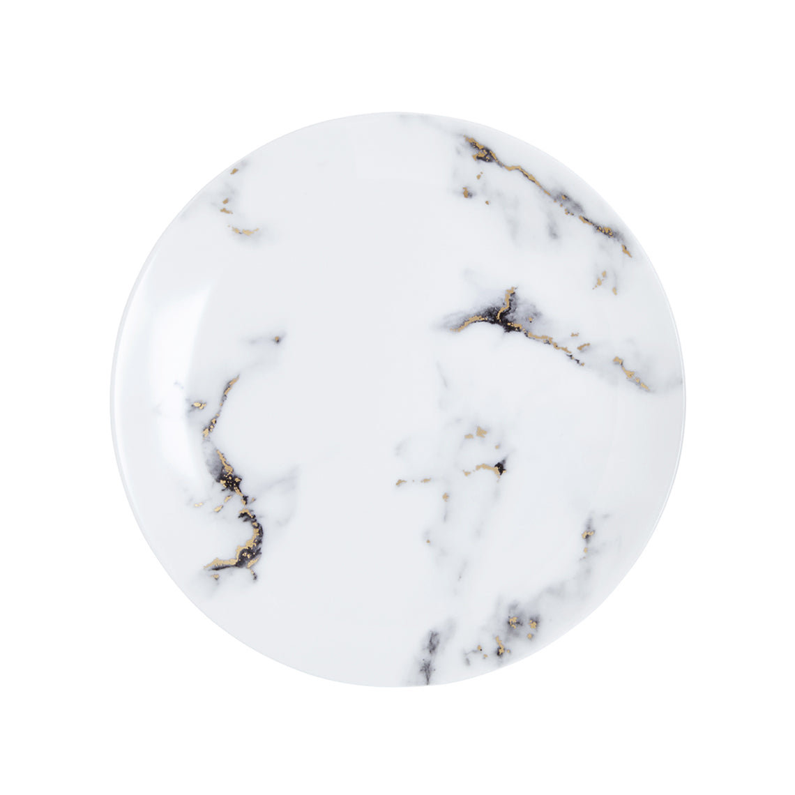 Twig Marble Venice Fog 8.5'' Bone China Salad/Dessert Plate | Wayfair