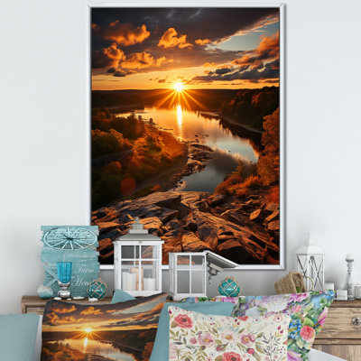 «Balzarotti Yellow Black Minnesota Landscape», reproduction sur toile