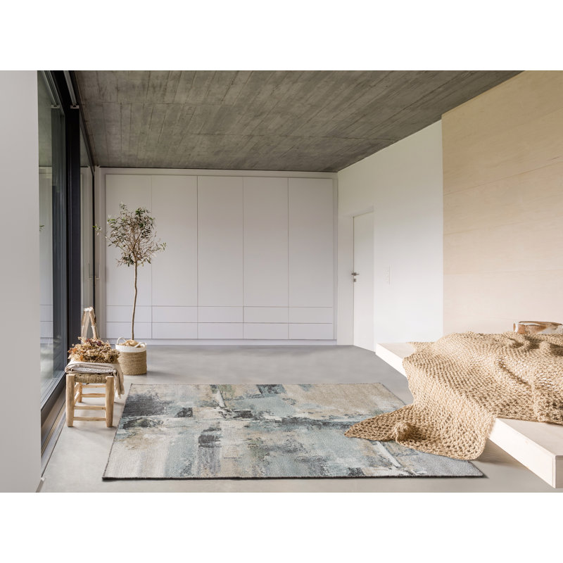 Adelric Rectangle Abstract Area Rug, Rectangle 140 x 200cm