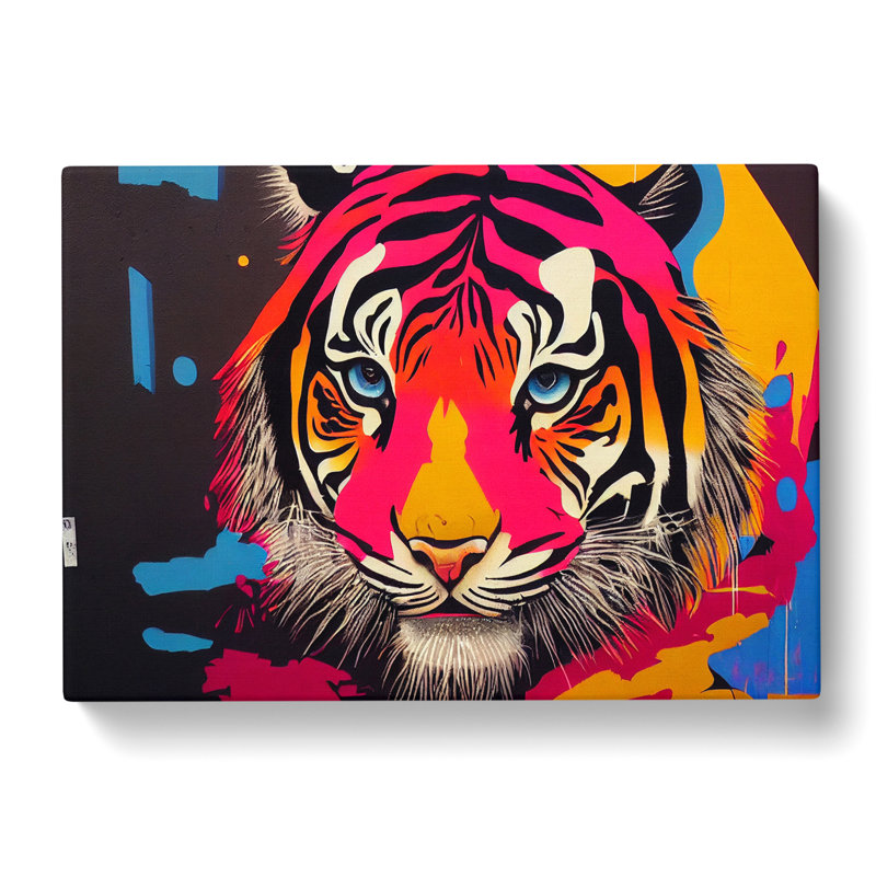 Tiger Vol.2 - Wrapped Canvas Print, 50cm H x 76cm W x 3cm D