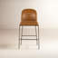 Astrud Upholstered Stool with Metal Frame-434248014-434248012