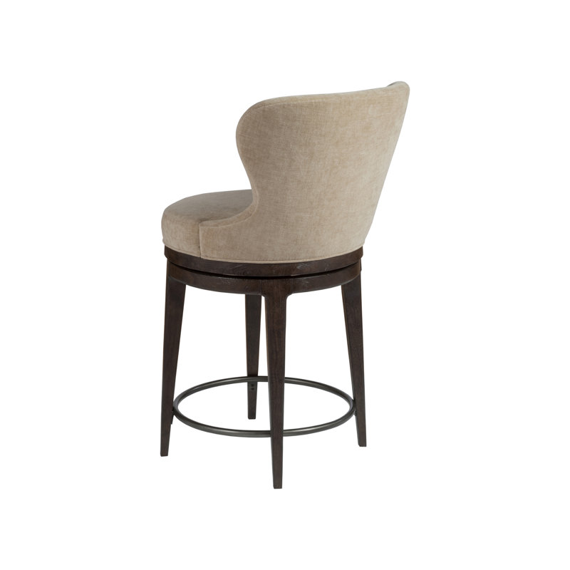 Signature Designs Swivel Upholstered Bar Stool with Solid Wood Frame, Counter Stool (24.5'' Seat Height)