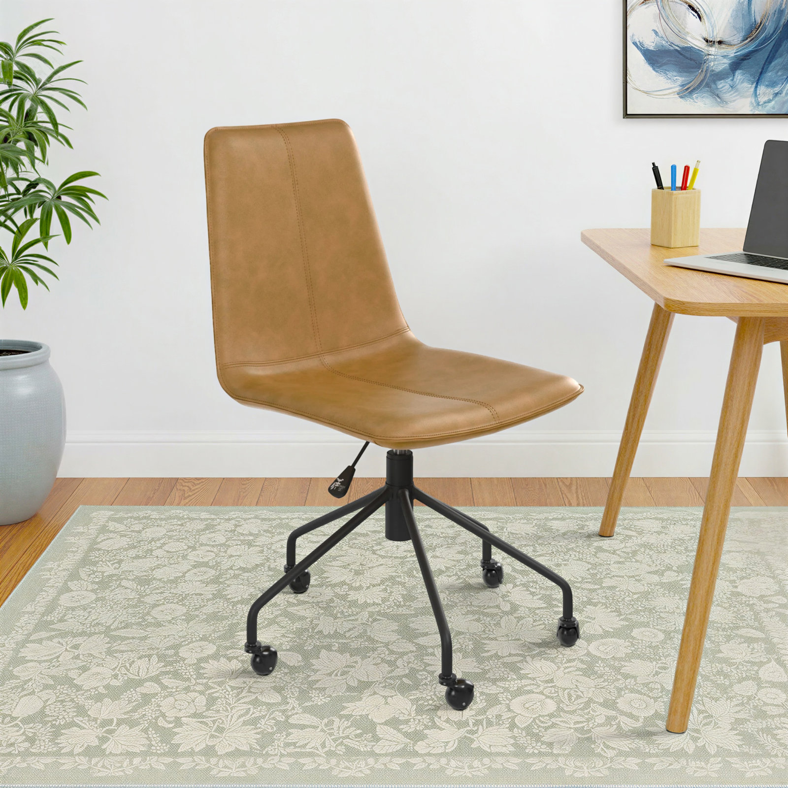 Aspen Office Chair, Honey Tan