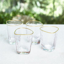 Joyjolt Revere Triangle Crystal - 2 Oz - Set Of 4 Shot Glass