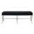 Giselle Velvet Acrylic X-Leg Bench-27327233