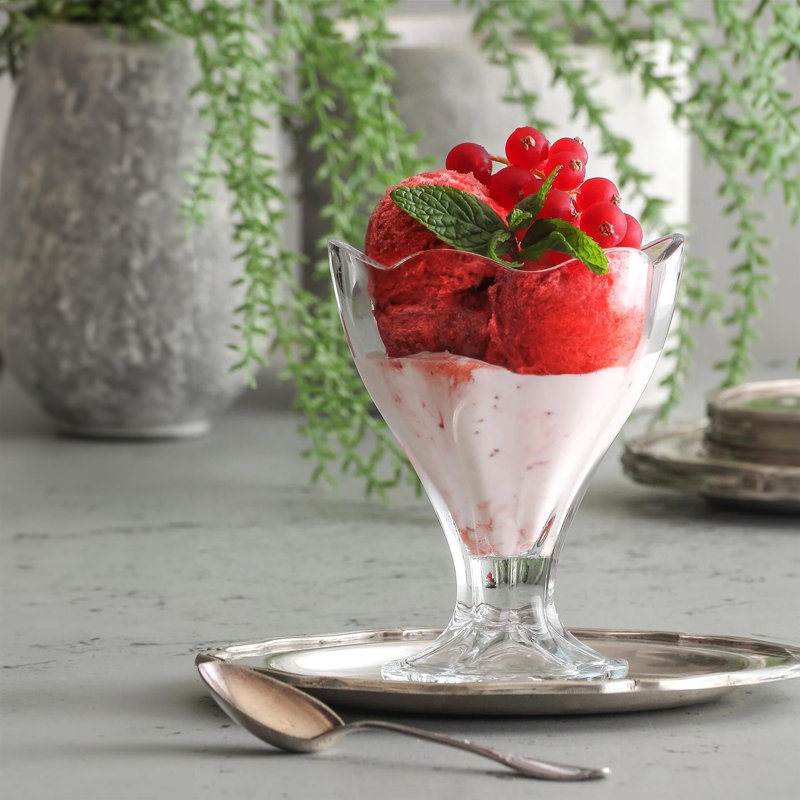 LAV Lily Glass Ice Cream Bowls