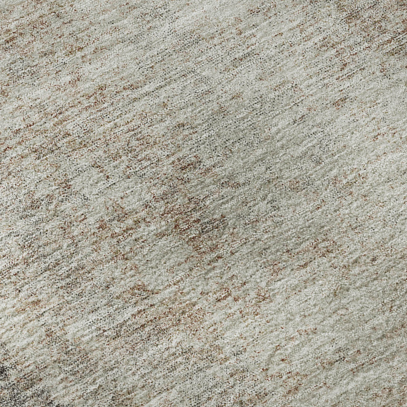 Premium Machine Washable Prisco Taupe Rug, Rectangle 3' x 5'