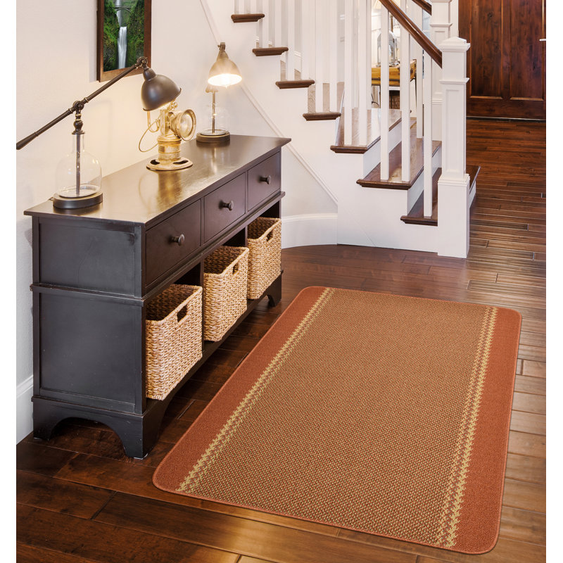 Draco Kitchen Mat, Orange, Runner 67 x 180cm