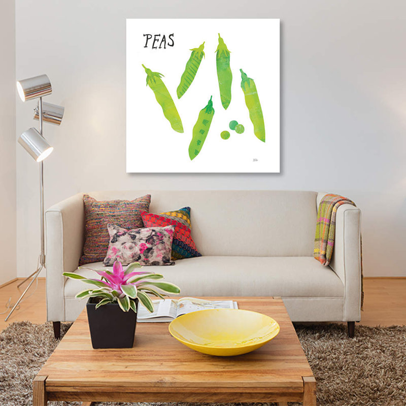 «Kitchen Garden III», reproduction sur toile, H 18 po x l 18 po x P 1,5 po, Toile tendue, Pas de tapis