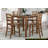 Counter Height 5Pc Dining Set Table And 4 Counter Height Chairs
