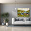  «Hudson River In Autumn» par JL Munro, art mural sur toile, 54 po x 40 po