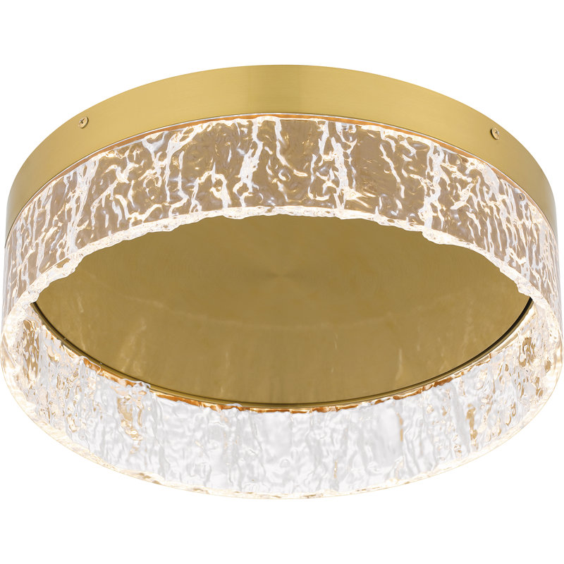 Caryssa Integrated LED Flush Mount, Gold