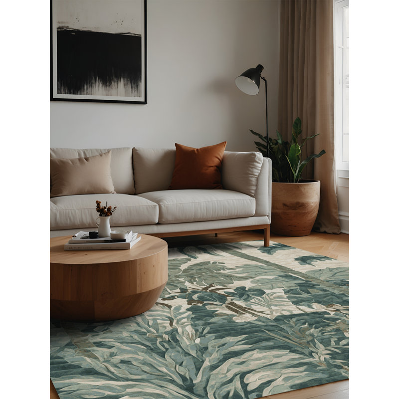 Tapis gris lavable à la machine, Carré 3 pi
