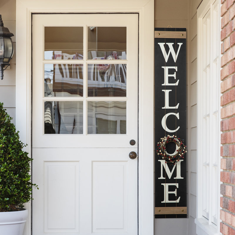 Kreigh Spring Welcome Porch Sign 5 Piece Set