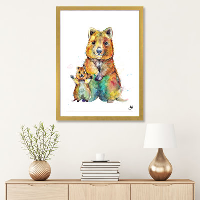 Art encadré pour enfants Qwazy Quokkas