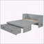 Lit escamotable avec ports USB-1116650593