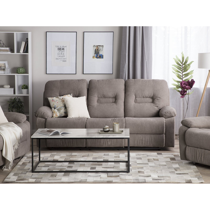 Wiggin Reclining Sofa, Beige