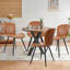 Chaises de salle à manger en cuir-114509277