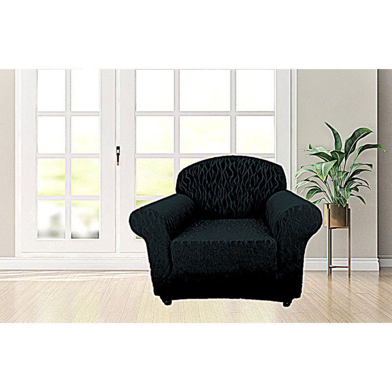 (75 x 65 po) Housse extensible pour chaise - Noir, 75 x 65 po