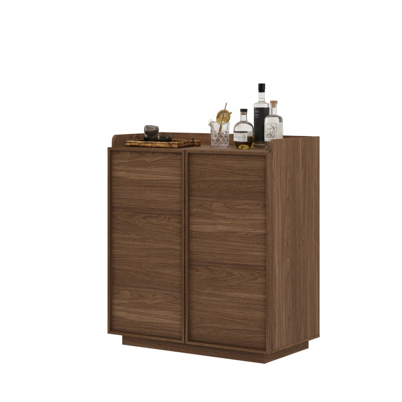 Armoire de bar 31,5 po Abbate, Noyer