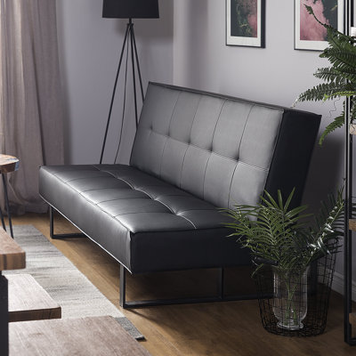 Liverpool 3 Seater Faux Leather Sleeper