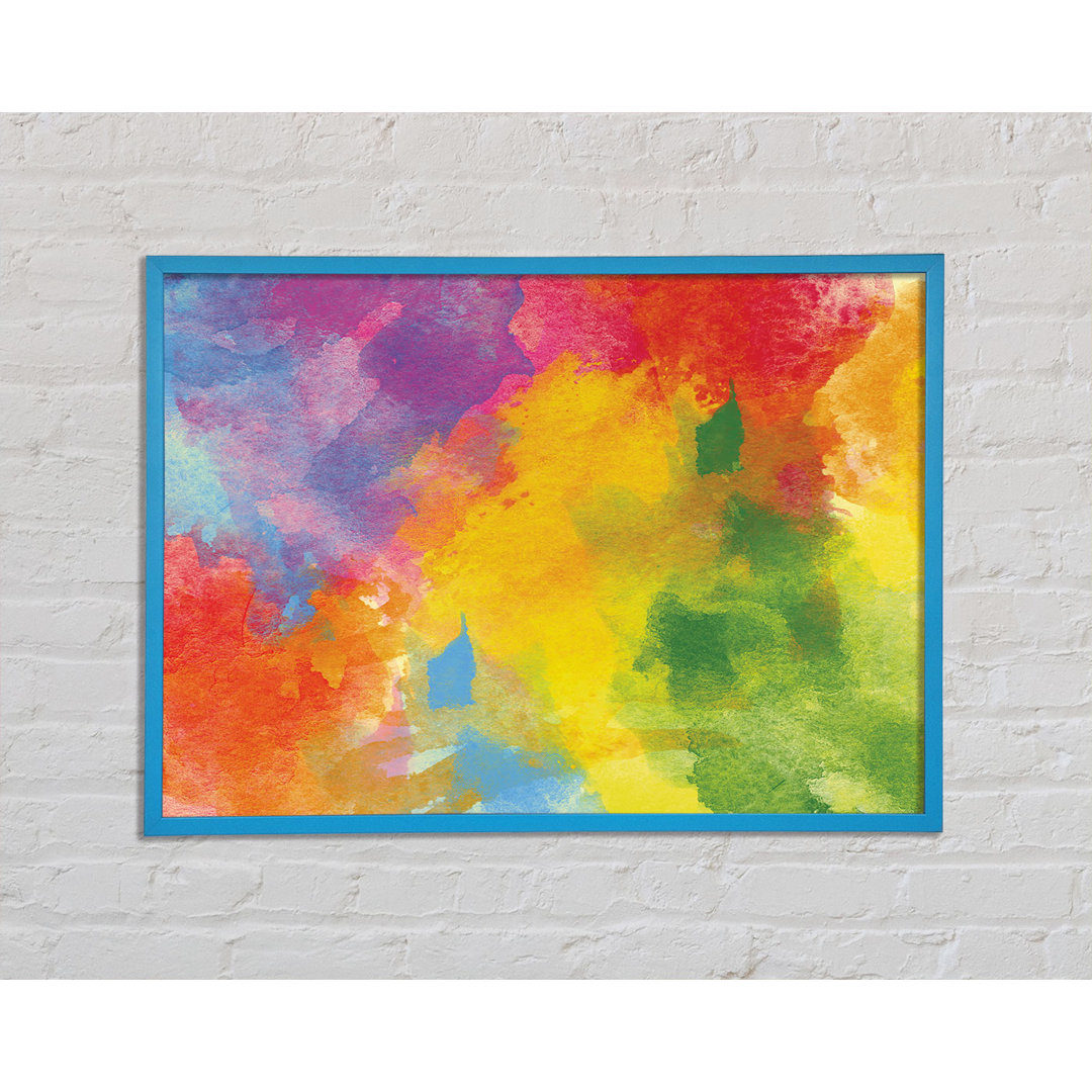 Gerahmter Kunstdruck Rainbow Clouds