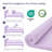 Molley Lavender Color Cooling Gel Memory Foam Mattress Topper-129458201-129458204