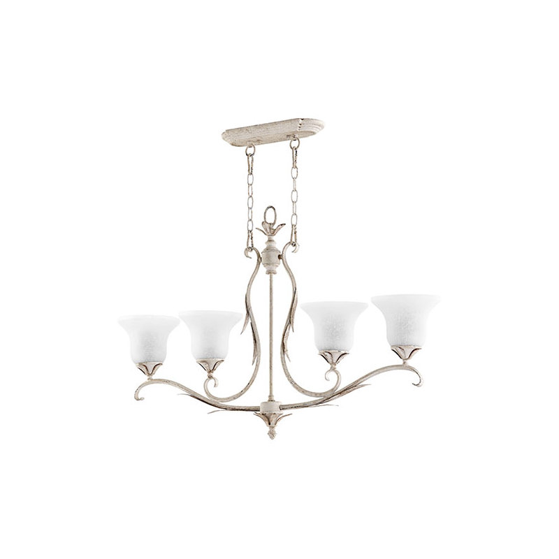 4 - Light Kitchen Island Pendant, Persian White