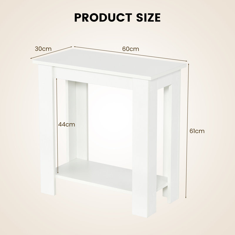 Nanor 60 cm W Bedside Table
