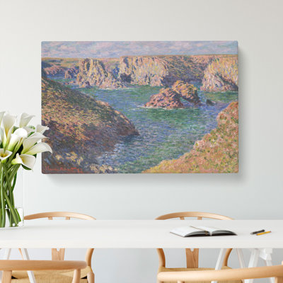 Port-Domois, Belle-Isle by Claude Monet - Wrapped Canvas