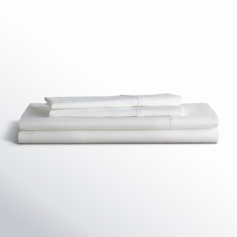 Ensemble de draps 600 fils Marigot Brookside, Ensemble de draps pour lit double avec 2 taies d'o, Ardoise