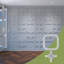 Panneaux muraux décoratifs en acrylique Lancaster, grand, l 40 7/8 po x H 23 3/8 po x T 1/8 po, gris-1547725758-1547725765