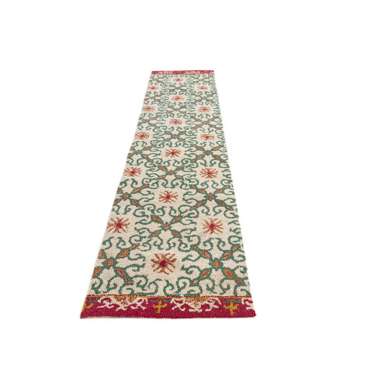 Tapis de couloir ivoire