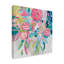  Art mural sur toile tendue - «Summer Pink Floral» de Farida Zaman pour décoration de salon, de chambre à coucher ou de bureau - 24 x 24-2041877140