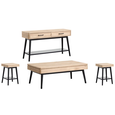 Clontarf Lift Top Storage Cocktail Table With 2 Accent Table And Sofa Table