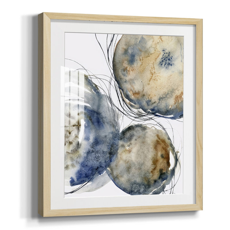 Hibernation I, peinture encadrée sur papier, Naturel