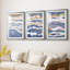 ABSTRACT Series cmxxv - impression encadrée de qualité supérieure sur mesure mat - 3 pièces-738731750-738731751