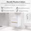 Ensemble de meuble-lavabo simple mural moderne 24 po avec lavabo en résine-1316793066-1316793063
