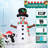 Christmas Inflatables 5.4 Ft Christmas Snowman Inflatables With Peeing Dog
