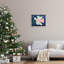 Joy Joy Peace Love Dove Holly Sprig - cadre flottant, impression sur toile-811790440-811790423
