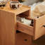 Table de chevet moderne en bois de cerisier pour table de chevet de style contemporain