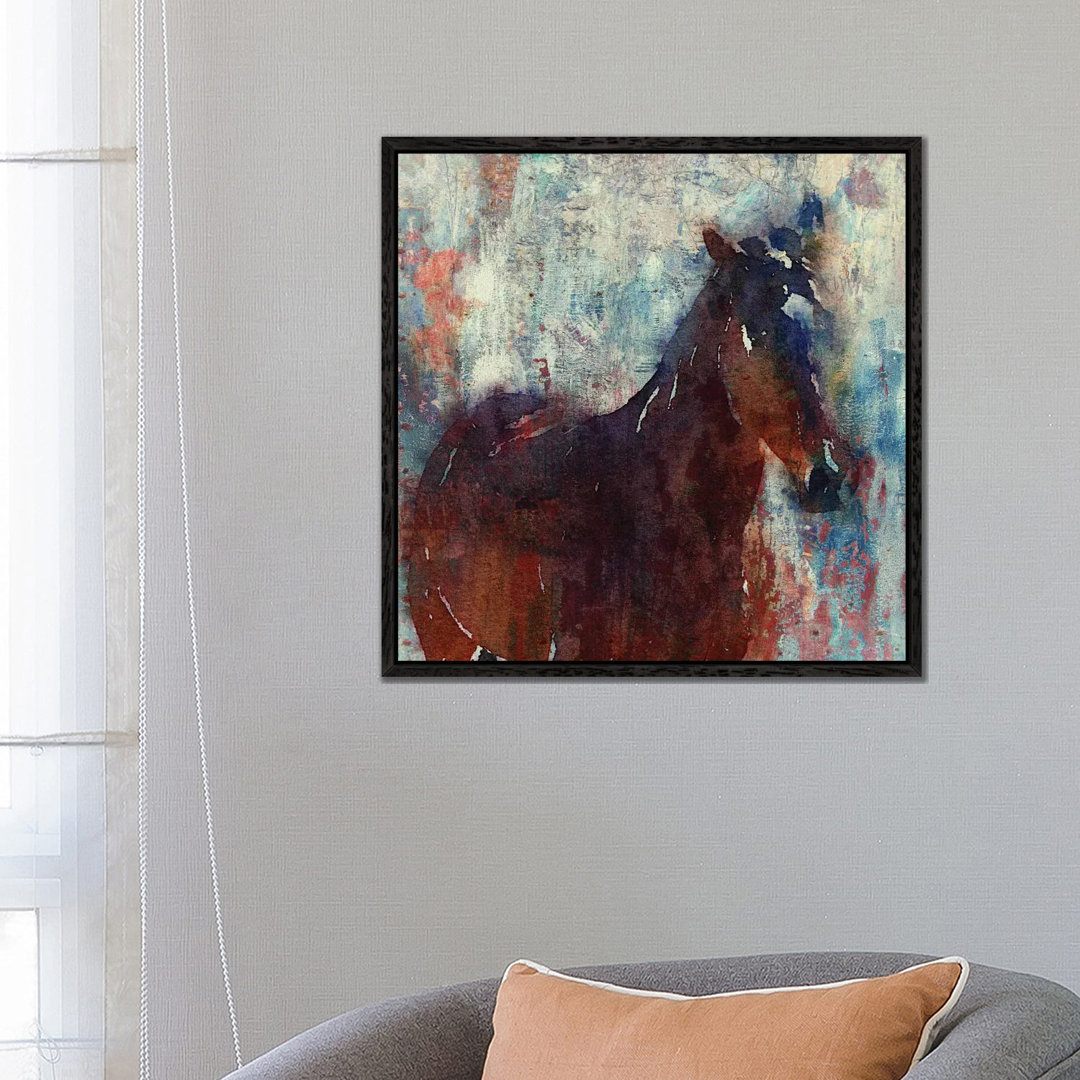 Leinwandbild Wild Brown Horse von Irena Orlov