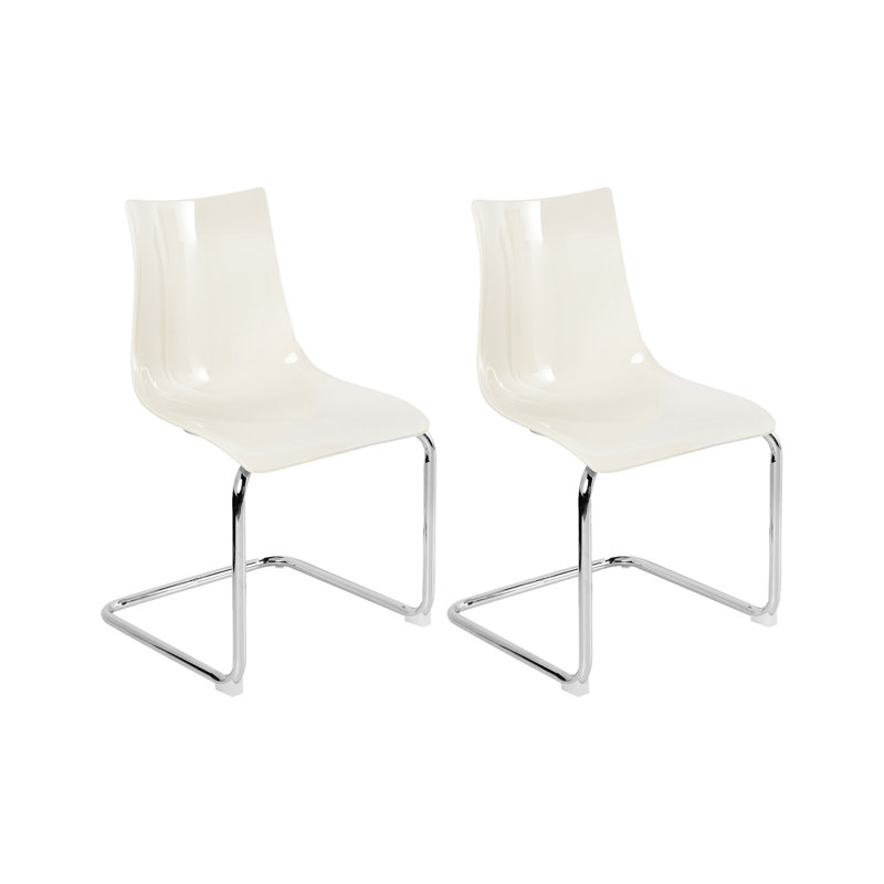 42cm H Side Chair, White