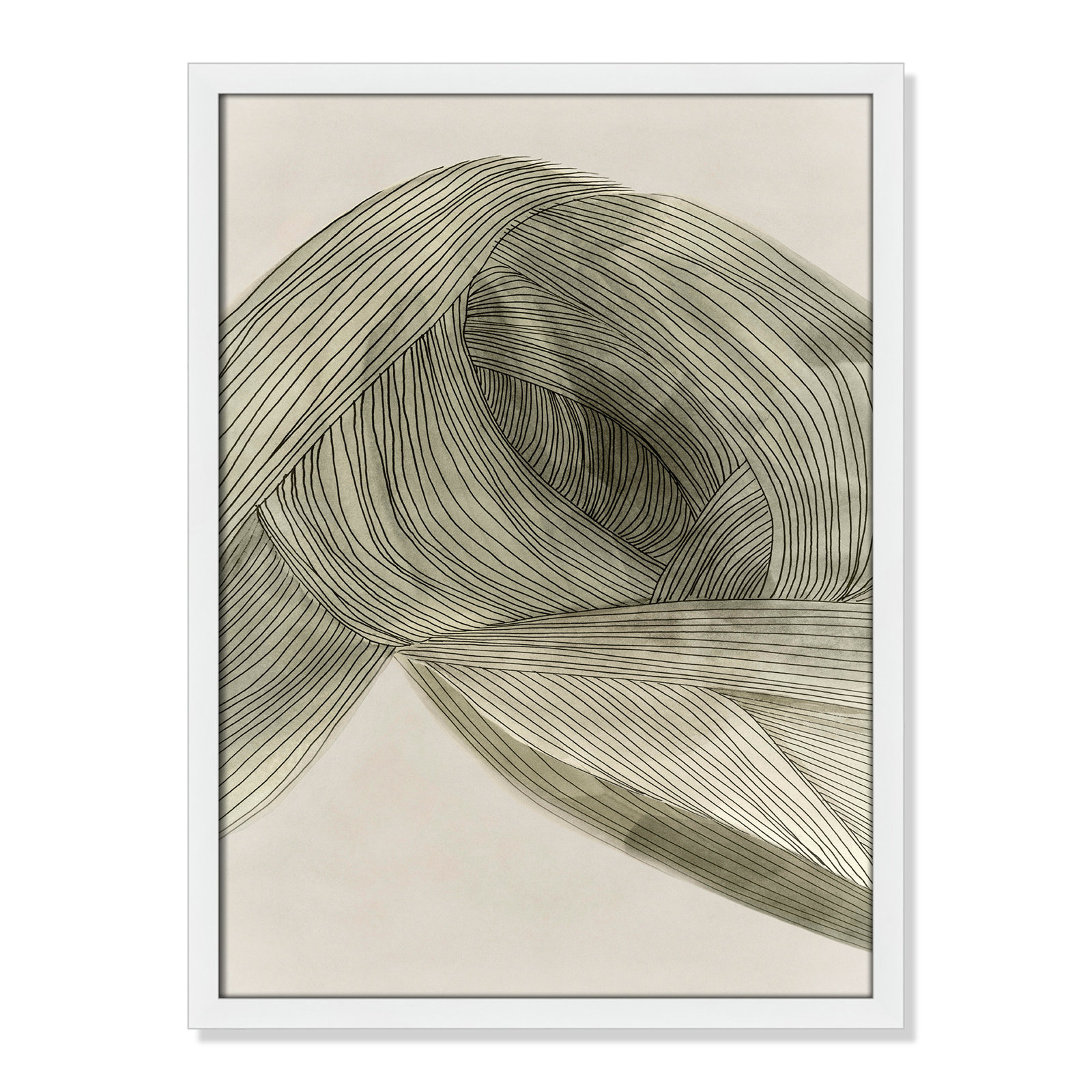 Dreaming In Pastel I, 23" H x 17" W x 0.75" D, Satin White