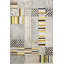Tapis décoratif moderne à rayures grises-928678514