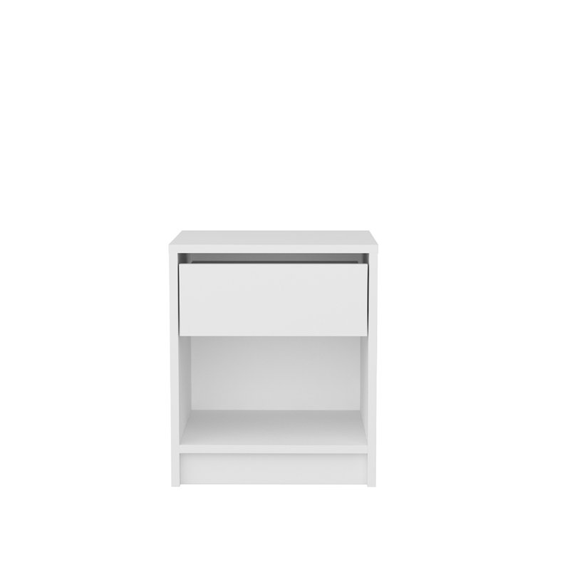 Sheridan Bedside Table Nightstand, White