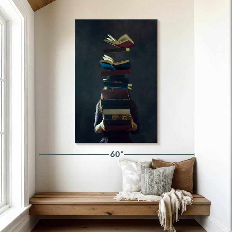Senne Girl Reading, 48" H x 32" W