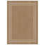 Tapis tissé plat intérieur / extérieur en jute naturel / extérieur Border-1331785609-1331785616
