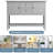 Buffet Sideboard With 2 Drawers & 2 Cabinets, Grey
