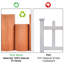 7" H x 33" W Wood Garden Fence Lawn Edging Borders